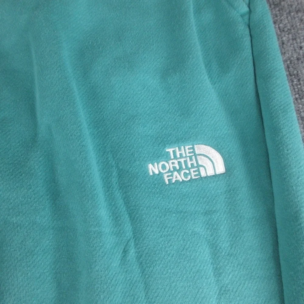 The North Face Sweatpants Womens 3XL Teal Joggers Tapered Pockets Logo Casual